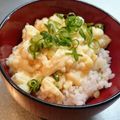 ともみろ's cooksnap of when they made 卵豆腐丼.