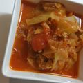 いしまいﾁｬﾝ's cooksnap of when they made チーズトマトでキャベツとひき肉の重ね煮＊.
