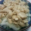 めすいぬ's cooksnap of when they made 鶏皮と玉ねぎのサッパリ♪鶏皮ポン酢♡.