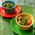 sakuraロゼット's cooksnap of when they made 鶏肉と大根の煮物.