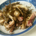 kimpappu's cooksnap of when they made 切り昆布といかの炒め煮♪.