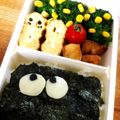 広野のタイタン's cooksnap of when they made *握らないまっくろくろすけ弁当*キャラ弁.