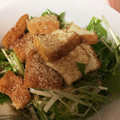 そうぱる's cooksnap of when they made 水菜と厚揚げのサラダ＊ゆず醤油ダレで.