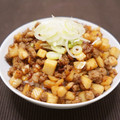 haijiman's cooksnap of when they made たけのことひき肉のそぼろ丼.