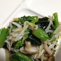 huto☆'s cooksnap of when they made 小松菜ともやしの胡麻ポン酢和え.