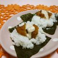 赤い電話's cooksnap of when they made 唐揚げ&色んな味のマヨ♪でアレンジ手巻き.