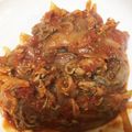 まきりん07's cooksnap of when they made 豚こま肉のトマト煮込み.