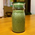 haruku221's cooksnap of when they made ホウレン草とキウイのグリーンスムージー.