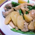桃たんぽぽ's cooksnap of when they made じゃが芋と鶏の手羽肉のアンチョビ炒め✨.