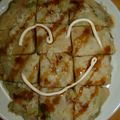 もりのりころ's cooksnap of when they made ダイエット素材でまんぷくお好み焼き.