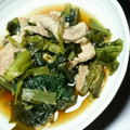消せけし's cooksnap of when they made 豚と小松菜とわかめの煮物.
