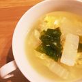 ななちっ's cooksnap of when they made 簡単あったかヘルシー♡大根と白菜のスープ.