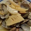ゆーこ83's cooksnap of when they made 春の旬◆筍と浅蜊の酒蒸しバター醤油味.