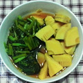 プリヲ's cooksnap of when they made 筍と折り菜の煮物.