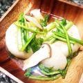 MOESキッチン's cooksnap of when they made かぶの鶏ひき肉詰めあんかけ.