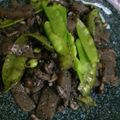ユーロン's cooksnap of when they made こんにゃくといんげんの胡麻和え♫簡単♫♬.