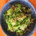 こあらのエサ's cooksnap of when they made 温キャベツとじゃこのカリカリサラダ.