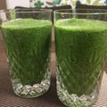 ☆のむヨ～グルト☆'s cooksnap of when they made 簡単 小松菜とりんごのグリーンスムージー.
