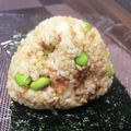☆のむヨ～グルト☆'s cooksnap of when they made 枝豆おかかチーズのおにぎり.