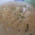 ちゃんこまんさん's cooksnap of when they made 味噌汁リメイクで簡単あったかスープスパ♪.