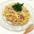 komugiko4's cooksnap of when they made 塩もみ大根とツナの梅肉和えパスタ.