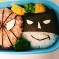 あさここなっつ's cooksnap of when they made キャラ弁☆バットマン☆簡単☆その2.