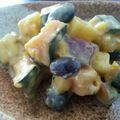 ゆかどんちゃっく's cooksnap of when they made 黒豆入りサツマイモと南瓜のサラダ.