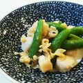 ♪sasaking♪'s cooksnap of when they made ホタテとスナップエンドウの春炒め.