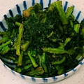 にこにこぷーちん's cooksnap of when they made 簡単もう一品！からし菜のゴマゴマ炒め.