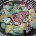 ちびこは's cooksnap of when they made きゅうりとパプリカのサラダ。.