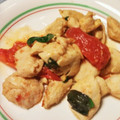 クックMA37UT☆'s cooksnap of when they made やわらか鶏ささみとトマトのバシル炒め.