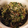 あじゅトン♪'s cooksnap of when they made 塩とごま油で＊かぶの葉ふりかけ.
