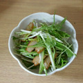 ❤ゆうちゃん❤'s cooksnap of when they made 水菜とさつま揚げのごま醤油和え☆.
