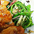 ユーロン's cooksnap of when they made ピーマンとみょうがの炒め物.