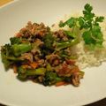 Lila's cooksnap of when they made 豚肉のガパオ炒め♪.