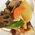 yukkiina22's cooksnap of when they made 授乳中に！筑前煮風 味噌煮.