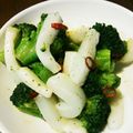 銀座のパパさん's cooksnap of when they made いかとブロッコリーの中華和え.