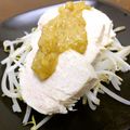 てる坊's cooksnap of when they made ゆで鶏甘酒ゴマソース.
