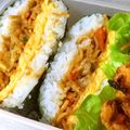 おすえさん's cooksnap of when they made お弁当に★焼きそば入りの「おにぎらず」.