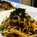 hiromitkb's cooksnap of when they made しめじバタ－の和風スパゲティ.