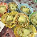 りっか〜's cooksnap of when they made 餃子の皮♪鮭とアボカドのカップPizza.