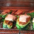picco215's cooksnap of when they made 余ったミートソースで♡肉詰めピーマン.