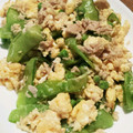 mufuron's cooksnap of when they made スナップえんどうとタマゴのツナマヨ炒め.