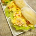 時花菜's cooksnap of when they made カニカマポテトサンド.