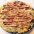 JILLの赤メガネ's cooksnap of when they made 冷蔵庫の残り物で簡単とん平焼き.