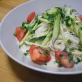 サオリ's cooksnap of when they made 豆乳そうめん.