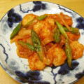 ぽりぽり拓庵's cooksnap of when they made 海老とアスパラのマヨ炒め.