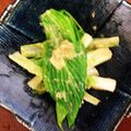kelizabeth's cooksnap of when they made ウルイ（ギボウシ）の胡麻酢味噌和え。.