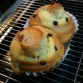 たにたーに's cooksnap of when they made コーヒーのクレームダマンドロールパン.