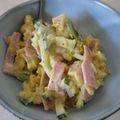 kko-h's cooksnap of when they made ハムとかぼちゃときゅうりのサラダ.